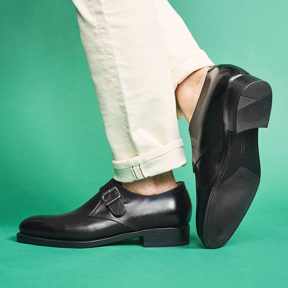 CH9104FH-01 / Black【 フランス アノネイ社製ボックスカーフ 】 | 42N