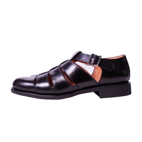 フランス アノネイ社製ボックスカーフ｜Gurkha sandal｜CP4901F-01