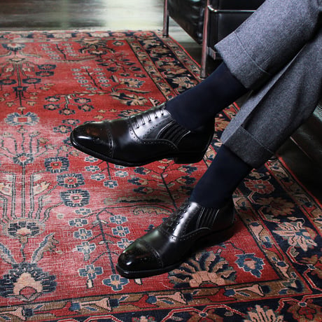 フランス アノネイ社製ボックスカーフ｜Semi brogue lazy man｜CH9311FH-01