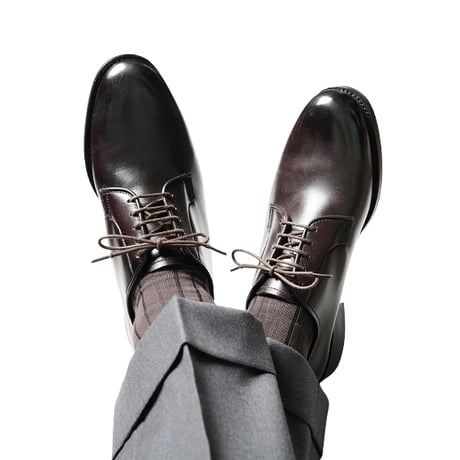 フランス アノネイ社製ボックスカーフ｜Plain toe derby｜CP1201F-11