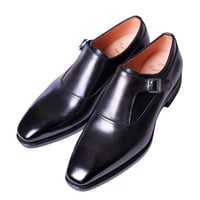 フランス アノネイ社製ボックスカーフ｜Side strap plain toe｜CH8101FH-01