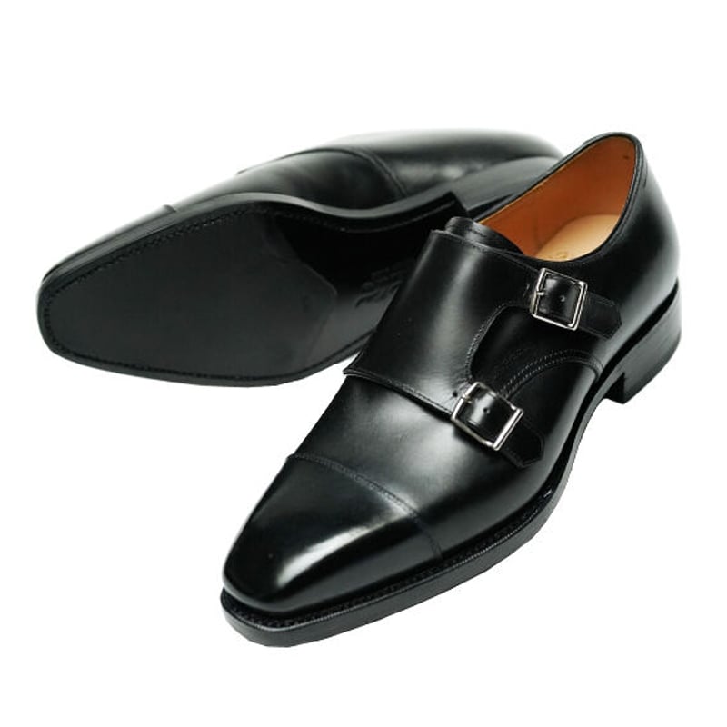 フランス アノネイ社製ボックスカーフ｜Double monk strap｜CH5101FH-0