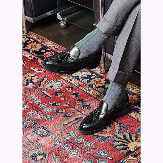 CP0003F-01 / Black French Annonay Box Calf | 42
