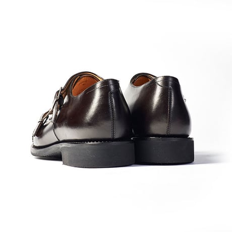 フランス アノネイ社製ボックスカーフ｜Double monk strap｜CP0102F-11