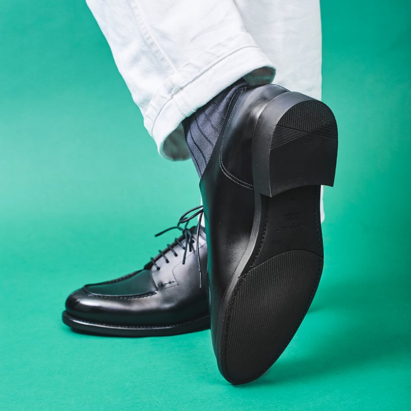フランス アノネイ社製ボックスカーフ｜Split toe derby｜CP0402F-01 |