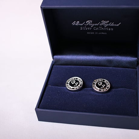 《フォントtype:A》カフリンクスへのイニシャル刻印サービス  | 42ND ROYAL HIGHLAND Silver Collection made in japan