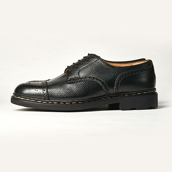 ノルウェージャンハンドソーンウェルテッド製法｜Semi brogue derby