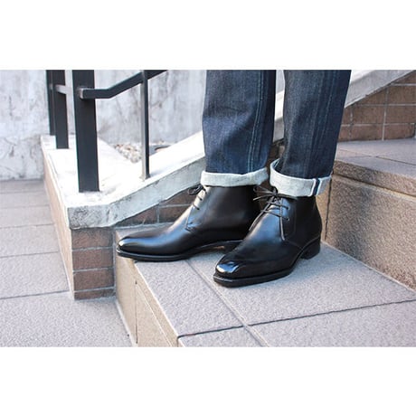 フランス アノネイ社製ボックスカーフ｜Chukka boot｜CH6611FH-01