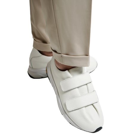 素材別注 VIBRAM ソール｜Whole cut velcro sneaker｜CS5911E-04