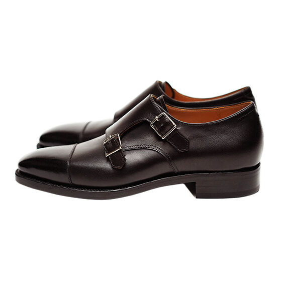 フランス アノネイ社製ボックスカーフ｜Double monk strap｜CH5101FH-1