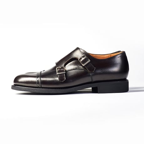 フランス アノネイ社製ボックスカーフ｜Double monk strap｜CP0102F-11