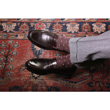 フランス アノネイ社製ボックスカーフ｜Penny loafer｜CP0001F-11