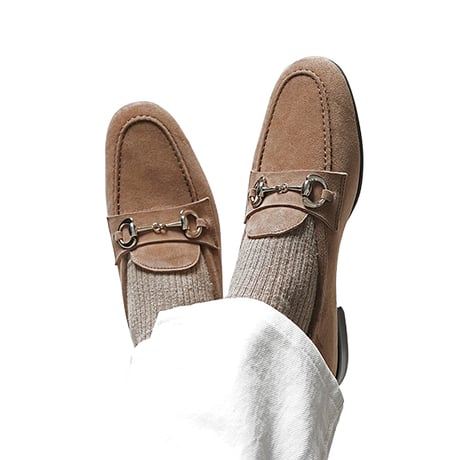 快適ソフトシューズ｜Horse bit loafer taupe｜CS0011S-19
