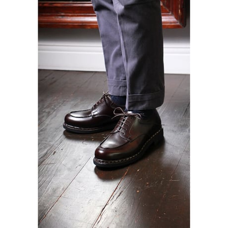 ノルウェージャンハンドソーンウェルテッド製法｜Apron front derby｜CHN6401F-11