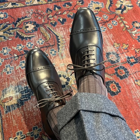 フランス アノネイ社製ボックスカーフ｜Quarter brogue oxford｜CH9310FH-11