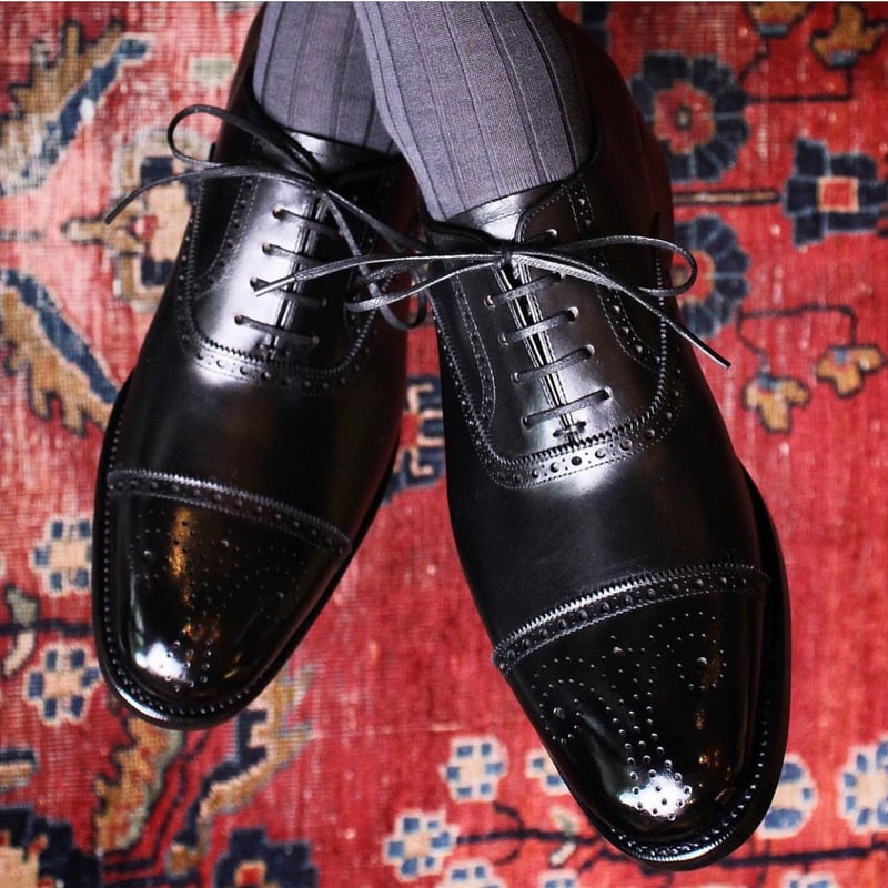 CH7311FH-01 / Black【 フランス アノネイ社製ボックスカーフ 】 | 42N