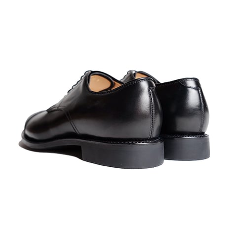 フランス アノネイ社製ボックスカーフ｜Cap toe derby black｜CP4302F-01