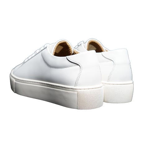 爽やかホワイトフラットソールスニーカー｜Lace up sneaker white｜CS5701-04