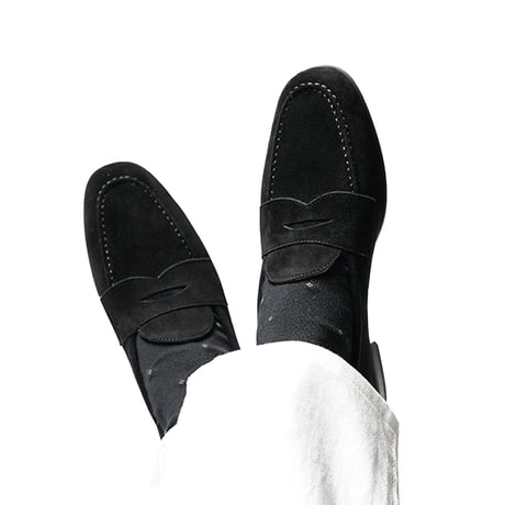 快適ソフトシューズ｜Penny loafer black｜CS0007S-01