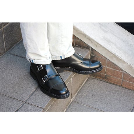 ノルウェージャンハンドソーンウェルテッド製法｜Double monk strap｜CHN6102F-01