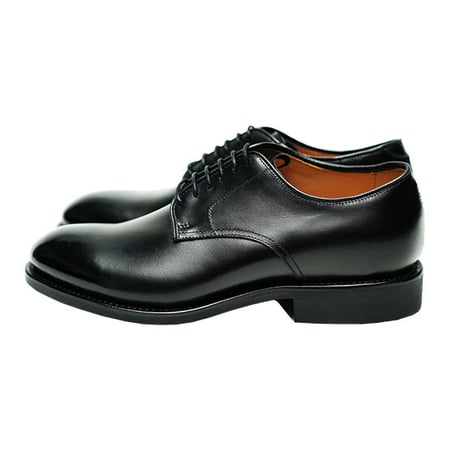 フランス アノネイ社製ボックスカーフ｜Plain toe derby black｜CP2201F-01