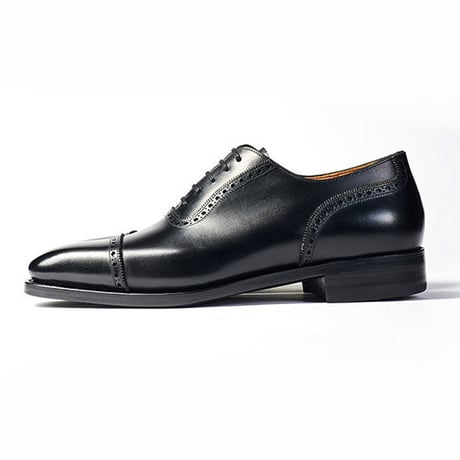フランス アノネイ社製ボックスカーフ｜Adelaide cap toe oxford｜CH7304FH-01