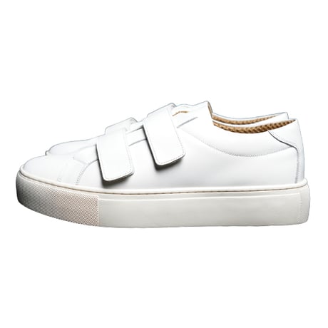 爽やかホワイトフラットソールスニーカー｜Velcro sneaker white｜CS5702-04
