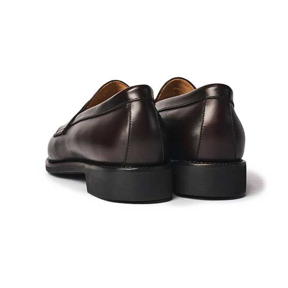フランス アノネイ社製ボックスカーフ｜Penny loafer black フランス アノネイ社製ボックスカーフ｜Penny loafer｜CP0002F-11 | 42