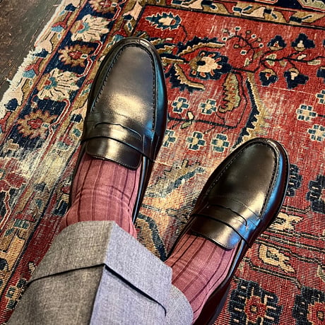 フランス アノネイ社製ボックスカーフ｜Penny loafer｜CP0001F-11
