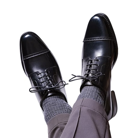 素材別注 VIBRAM ソール｜Punched cap toe derby｜CS2313-01