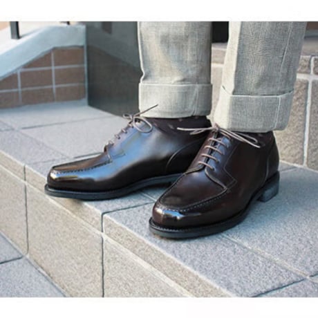 フランス アノネイ社製ボックスカーフ｜Apron front derby｜CP0401F-11