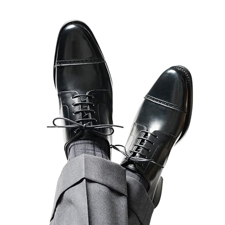 素材別注 VIBRAM ソール｜Punched cap toe derby｜CS2313-01