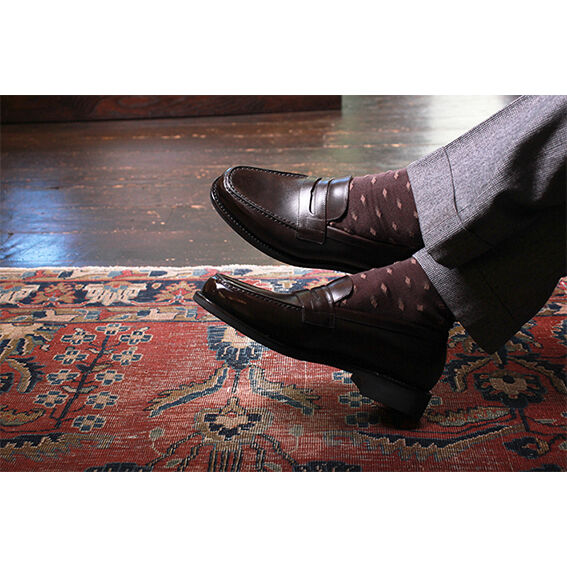 フランス アノネイ社製ボックスカーフ｜Penny loafer｜CP0001F-11 | 42