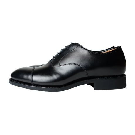 フランス アノネイ社製ボックスカーフ｜Cap toe oxford black｜CP4301F-01