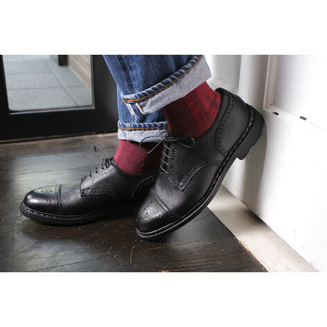 ノルウェージャンハンドソーンウェルテッド製法｜Semi brogue derby