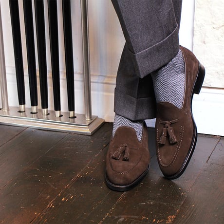 イギリス C.F.ステッド社製スウェード｜Tassel loafer｜CH7003SH-11