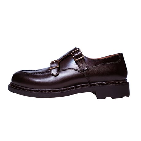ノルウェージャンハンドソーンウェルテッド製法｜Apron front double monk strap｜CHN6101F-11