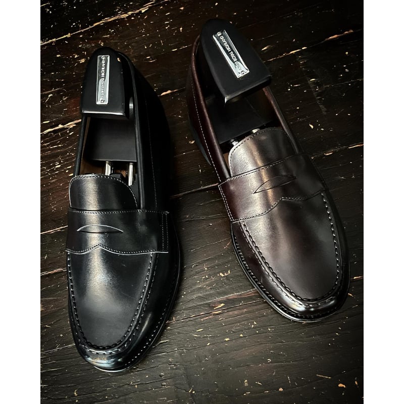 フランス アノネイ社製ボックスカーフ｜Penny loafer｜CP0002F-11 | 42