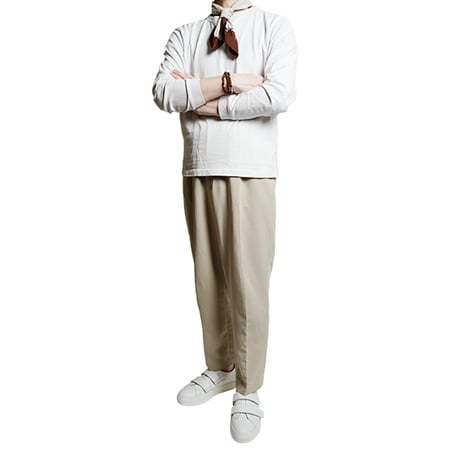 爽やかホワイトフラットソールスニーカー｜Velcro sneaker white｜CS5702-04