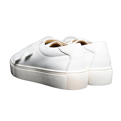 爽やかホワイトフラットソールスニーカー｜Velcro sneaker white｜CS5702-04