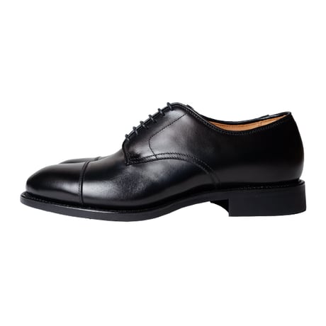 フランス アノネイ社製ボックスカーフ｜Cap toe derby black｜CP4302F-01