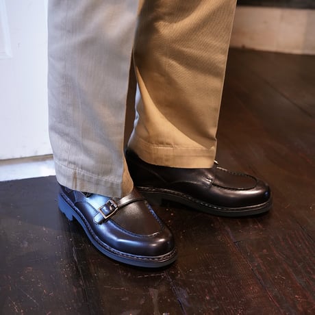 ノルウェージャンハンドソーンウェルテッド製法｜Apron front double monk strap｜CHN6101F-11