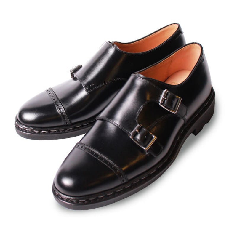 CHN6102F-01 / Black【 フランス アノネイ社製ボックスカーフ CHN6102F-01 / Black【 フランス アノネイ社製ボックスカーフ