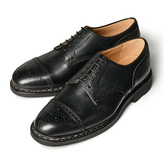 ノルウェージャンハンドソーンウェルテッド製法｜Semi brogue derby