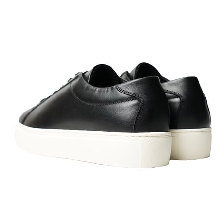 爽やかホワイトフラットソールスニーカー｜Lace up sneaker black｜CS5701-01