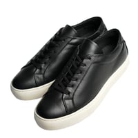爽やかホワイトフラットソールスニーカー｜Lace up sneaker black｜CS5701-01