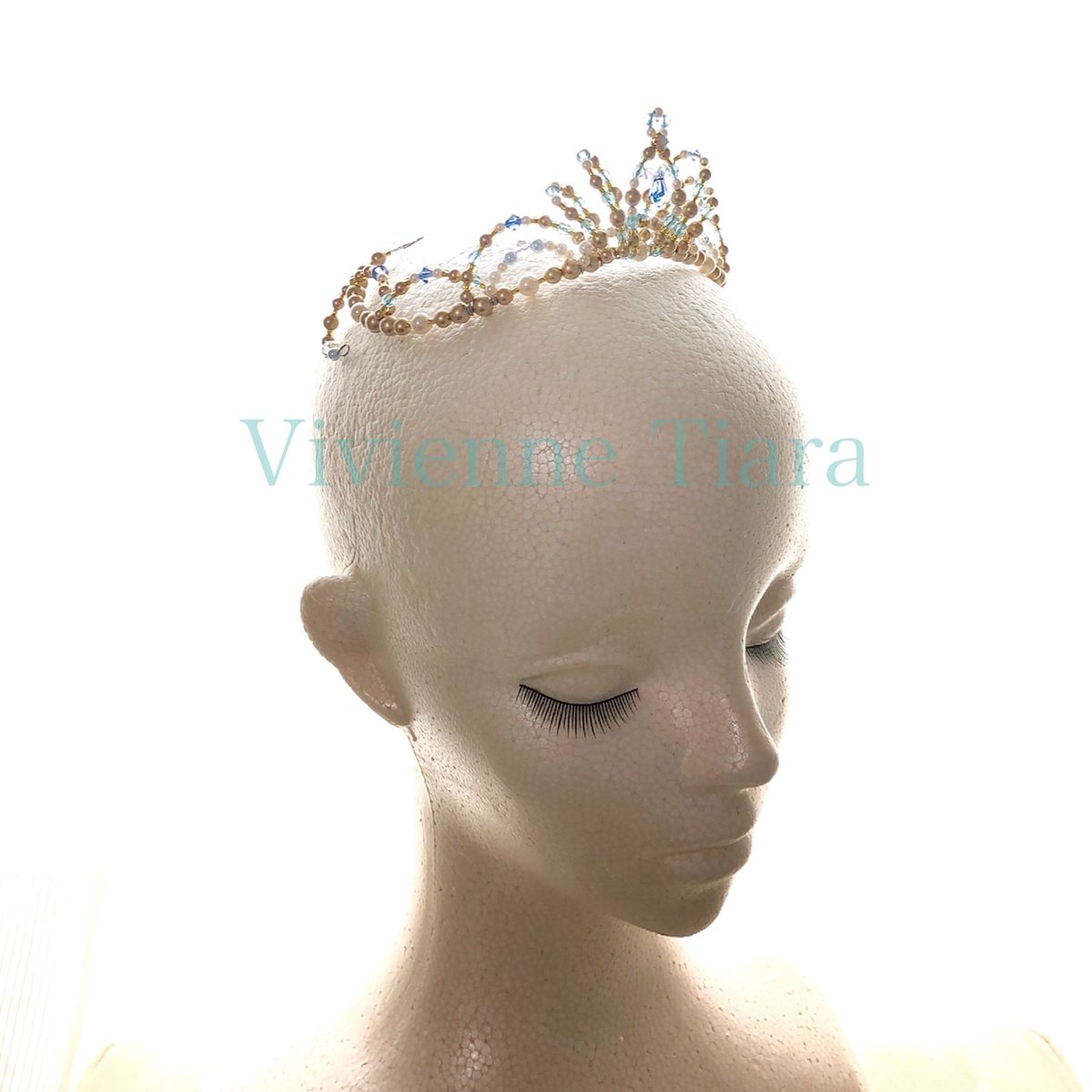 フロリナ　衣装　ティアラ バレエティアラ コード＆ビーズ プリンセスフロリナ1 | Vivienne