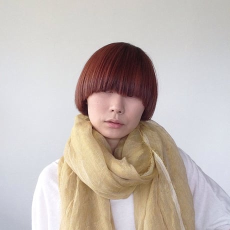 sarariリネンストールフル サイズ (菜の花イエロー)