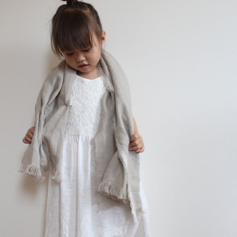 親子おそろい セット 育てるリネンストール | KOMO