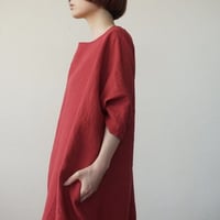 リネンロングトップス　UTAKO OKA